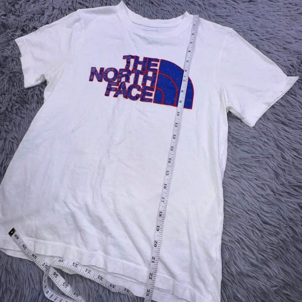 The North Face Top Women's S USA Flag Stars Half Dome Logo 4th of July Shirt Tee - Picture 5 of 10